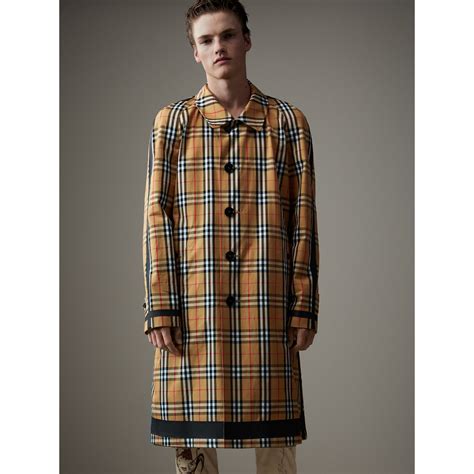 vintage burberry trench men|burberry gabardine vintage check.